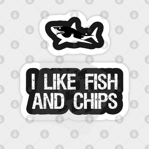 I like Fish And Chips Sticker by Styr Designs